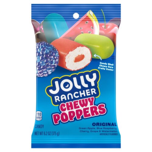 Jolly Rancher Original Chewy Poppers Candy, 6.2 oz