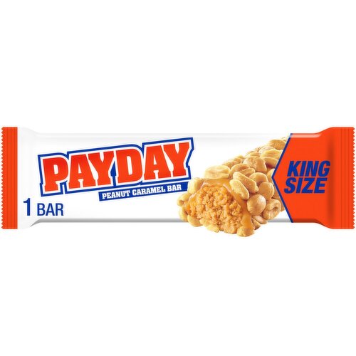 PayDay Peanut Caramel Bar King Size, 3.4 oz