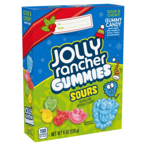 Jolly Rancher Sours Gummies Candy, 6 oz