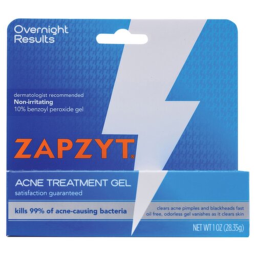 Zapzyt Acne Treatment Gel, 1 oz