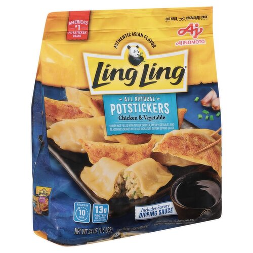 Ajinomoto Ling Ling Chicken Potstickers, 24 oz