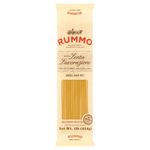 Rummo Lenta Lavorazione Angel Hair No 1 Pasta, 1 lb