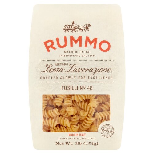 Rummo Lenta Lavorazione Fusilli No 48 Pasta, 1 lb