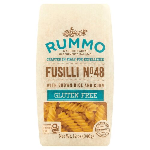 Rummo Gluten Free Fusilli No. 48 Pasta, 12 oz