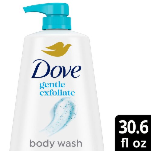 Dove Gentle Exfoliate Sea Minerals Body Wash, 30.6 fl oz