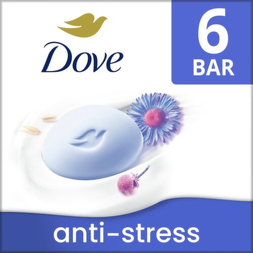 Dove Anti-Stress Beauty Bars, 3.75 oz, 6 count