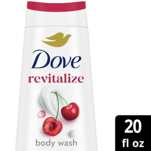 Dove Revitalize Cherry & Chia Milk Body Wash, 20 fl oz