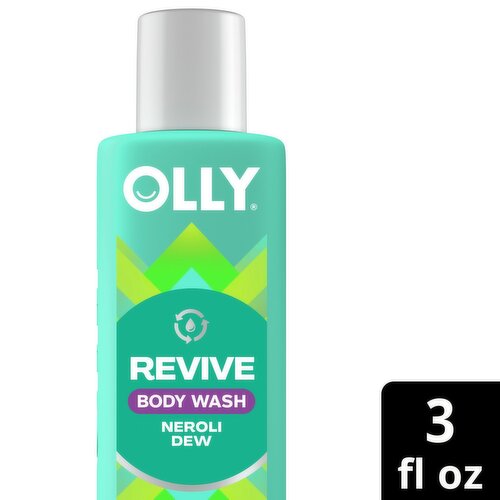Olly Refreshing Neroli Dew Revive Mood + Skin Body Wash, 3 fl oz