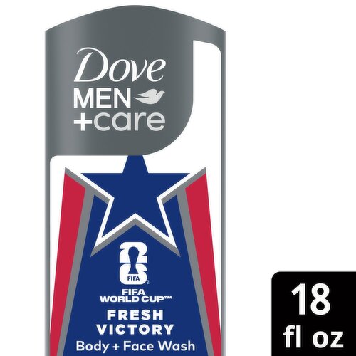 Dove Men+Care Fifa Fresh Victory Body + Face Wash, 18 fl oz