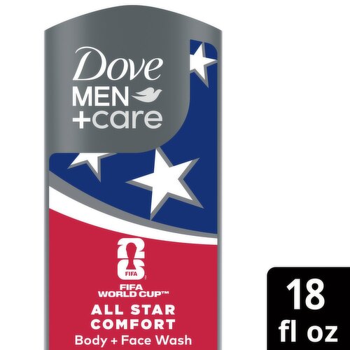 Dove Men+Care Fifa All Star Comfort Body + Face Wash, 18 fl oz