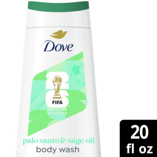 Dove Limited Edition FIFA Body Wash Palo Santo & Sage Oil 20 fl oz