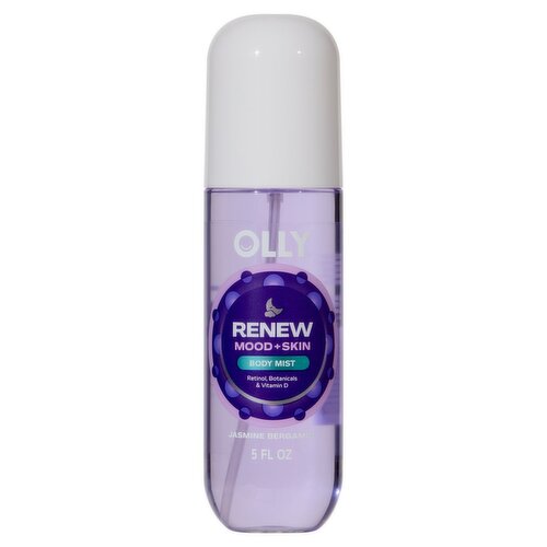 Olly Renew Jasmine Bergamot Mood + Skin Body Mist, 5 fl oz