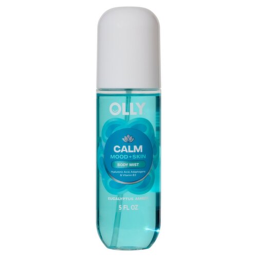 Olly Calm Eucalyptus Amber Mood + Skin Body Mist, 5 fl oz