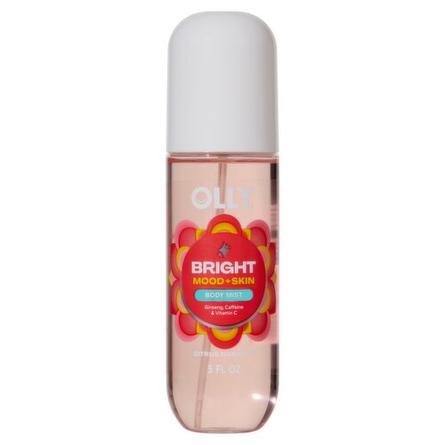 Olly Bright Citrus Currant Mood + Skin Body Mist, 5 fl oz