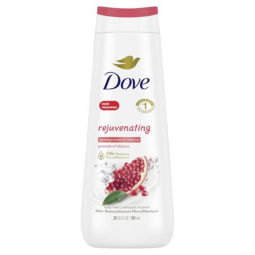 Dove Rejuvenating Pomegranate & Hibiscus Body Wash, 22 fl oz