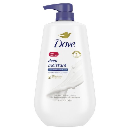 Dove Deep Moisture Body Wash, 30.6 fl oz