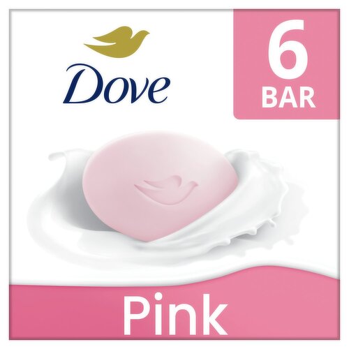 Dove Pink Beauty Bar 3.75 oz, 6 count