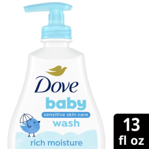 Dove Sensitive Skin Care Rich Moisture Baby Wash, 13 fl oz