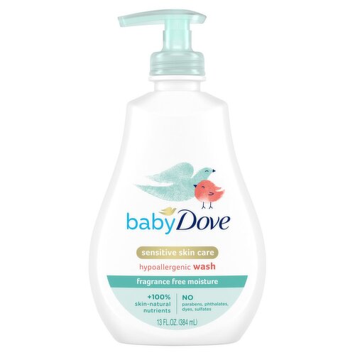 Baby Dove Sensitive Skin Care Hypoallergenic Baby Wash, 13 fl oz