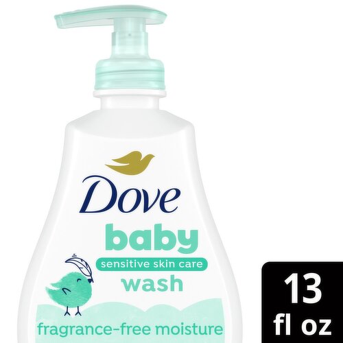 Dove Sensitive Skin Care Fragrance-Free Moisture Baby Wash, 13 fl oz