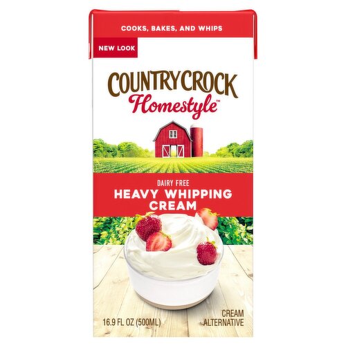 Country Crock Homestyle Dairy Free Heavy Whipping Cream Alternative, 16.9 fl oz