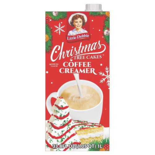 Little Debbie Christmas Tree Cakes Coffee Creamer, 33.8 fl oz