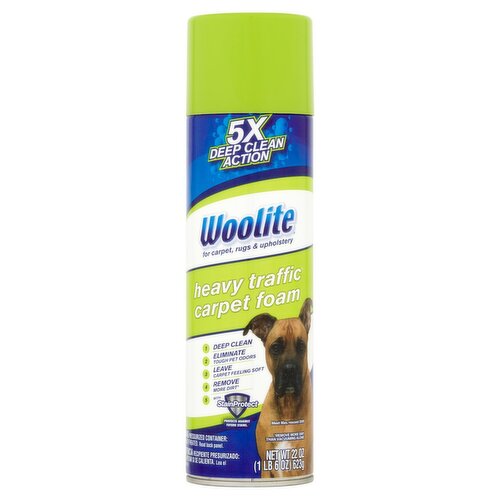 Woolite Heavy Traffic Carpet Foam, 22 oz