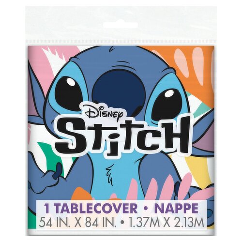 Unique Disney Stitch Plastic Tablecover, 1 count