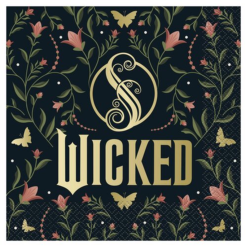 Unique Wicked Napkins, 2 ply, 16 count