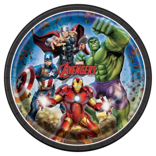 Unique Marvel 8 5/8 in Plates, 8 count