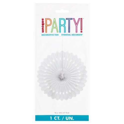 Unique Party! Decorative Fan, 1 count