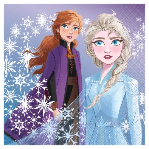 Unique Disney Frozen II Napkins, 2 ply, 16 count
