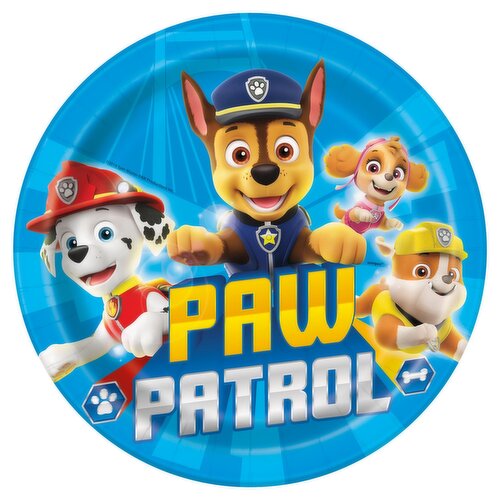 Unique Paw Patrol 8 5/8 in Plates, 8 count