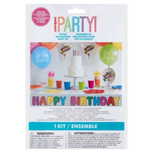 Unique Party Office Decoration Party Kit, 1 count