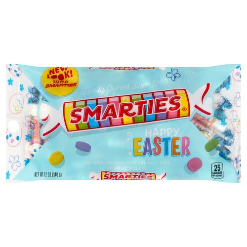 Smarties Happy Easter Candy Rolls, 12 oz