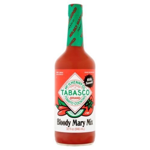 Tabasco Bloody Mary Mix Tomato Cocktail, 32 fl oz