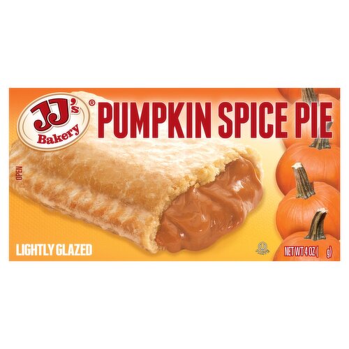 JJ's Bakery Lightly Glazed Pumpkin Spice Pie, 4 oz