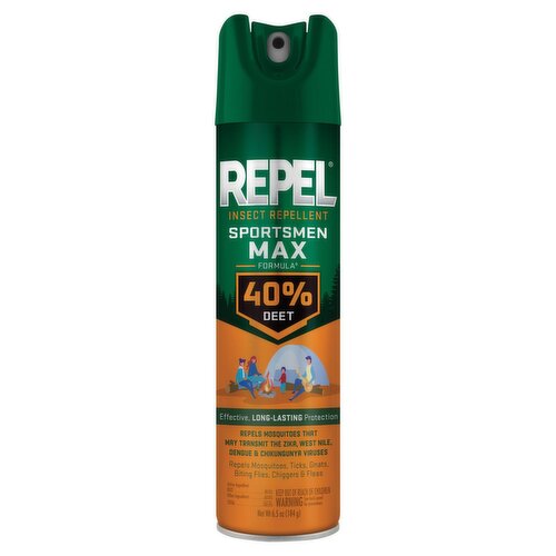 Repel Sportsmen Max Formula 40% Deet Insect Repellent, 6.5 oz