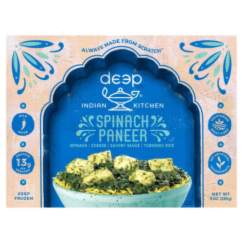 Deep Indian Kitchen Spinach Paneer, 9 oz