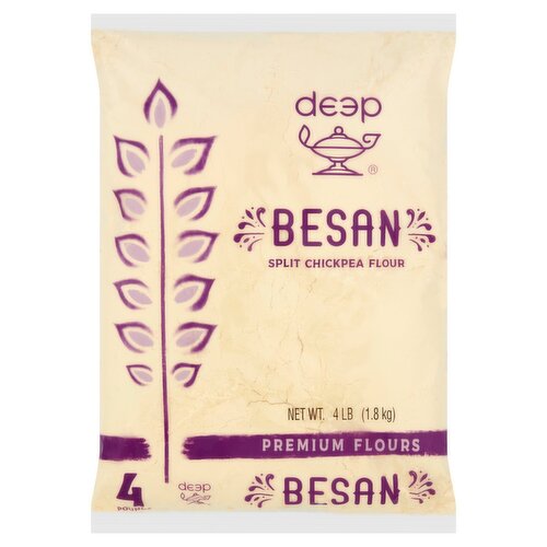 Deep Split Chickpea Besan Flour, 4 lb