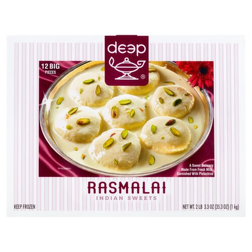 Deep Rasmalai, 12 count, 2 lb 3.3 oz