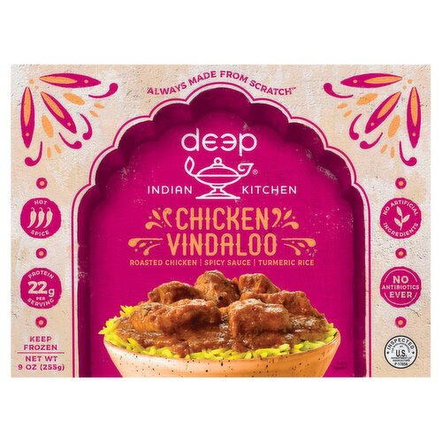 Deep Indian Kitchen Chicken Vindaloo, 9 oz