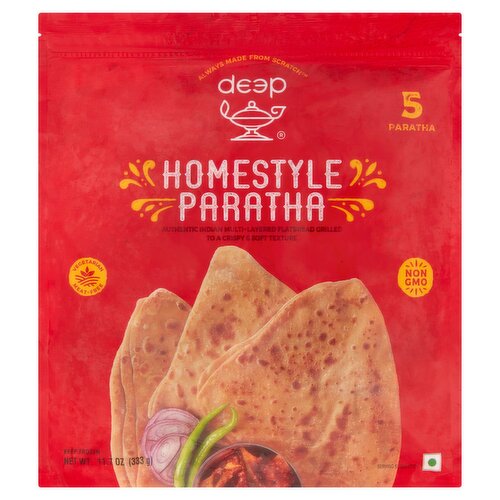 Deep Homestyle Paratha, 5 count, 11.7 oz