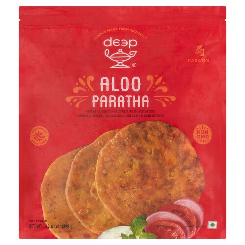 Deep Aloo Paratha, 4 count, 13.5 oz