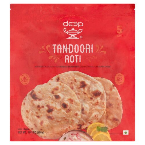 Deep Tandoori Roti, 5 count, 10.3 oz