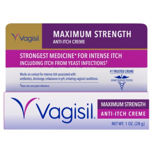 Vagisil Maximum Strength Anti-Itch Creme, 1 oz 