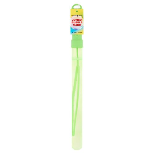 Far East Brokers Jumbo Bubble Wand, For Ages 4 and Up, 4.5 fl oz