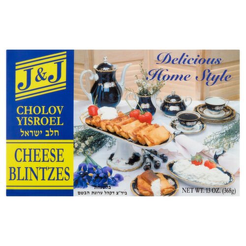 J & J Delicious Home Style Cheese Blintzes, 13 oz