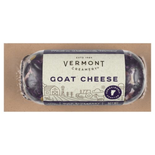 Vermont Creamery Wild Blueberry Lemon & Thyme Goat Cheese, 4 oz