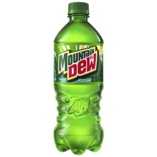 Mountain Dew Soda Citrus 20 Fl Oz